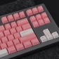 Peach Blossom GMK ABS Doubleshot 104+67 Full Double Shot Keycaps for Cherry MX Mechanical Gaming Keyboard 84/75/980